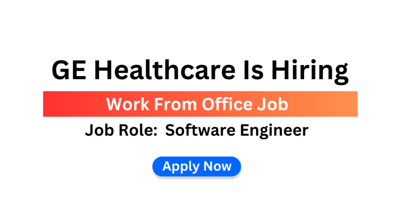 GE Healthcare Recruitment 2026