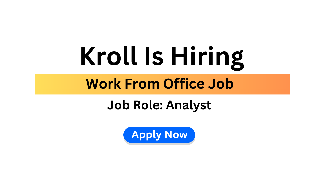 Kroll Is Hiring
