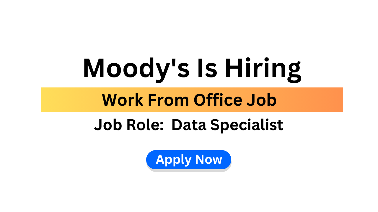 Moody's Recruitment 2026