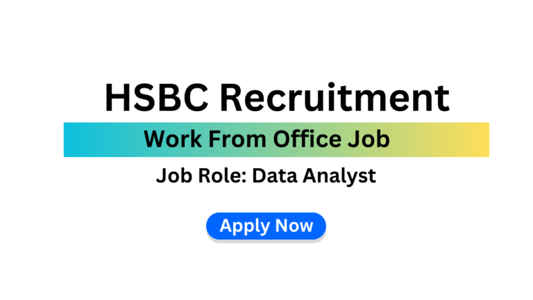 HSBC Recruitment 2026