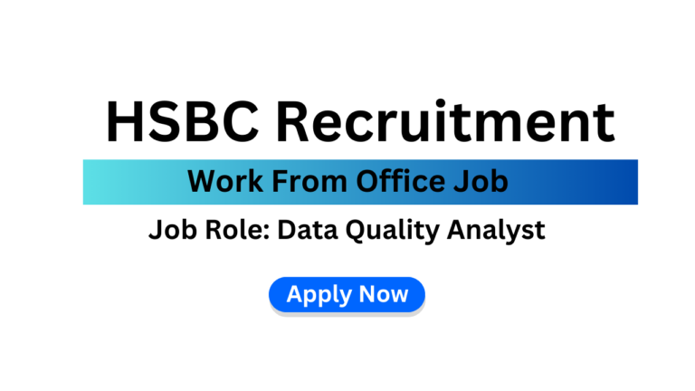 HSBC Recruitment 2026