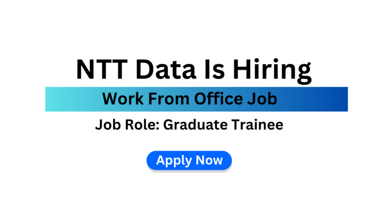 NTT Data Is Hiring 4