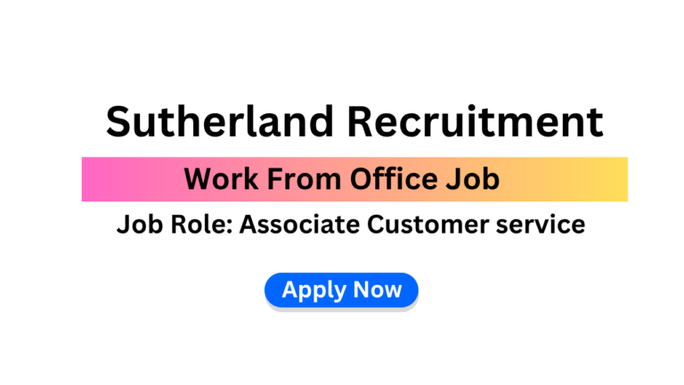 Sutherland Recruitment 2026