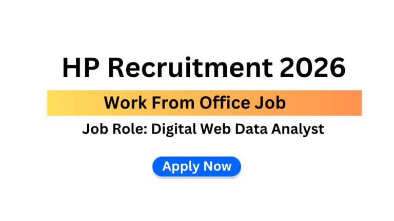 HP Recruitment 2026