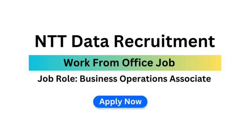 NTT Data Recruitment 2026