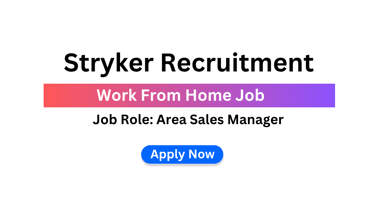 Stryker Recruitment 2026