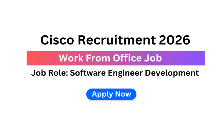 Cisco Recruitment 2026