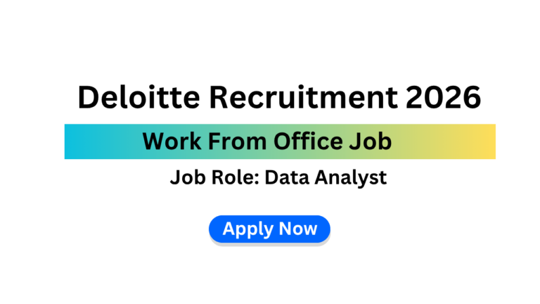 Deloitte Recruitment 2026