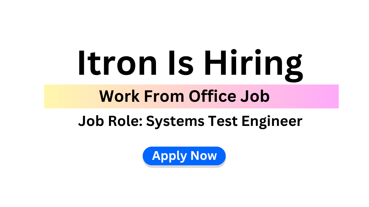 Itron Is Hiring