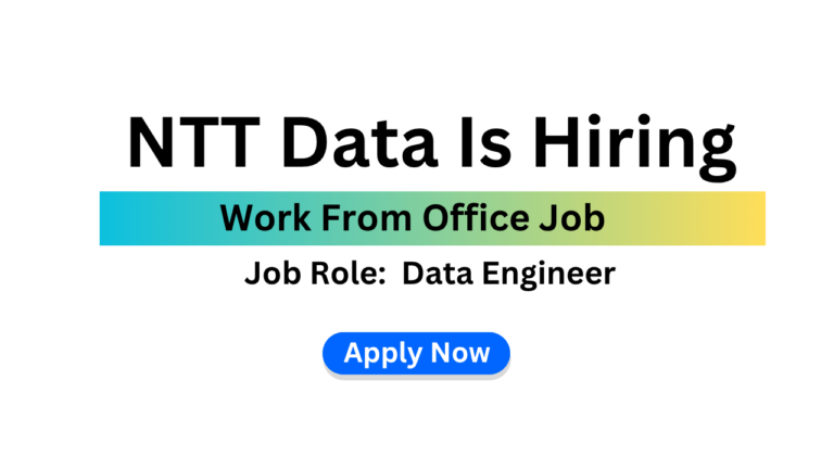 NTT Data Recruitment 2026