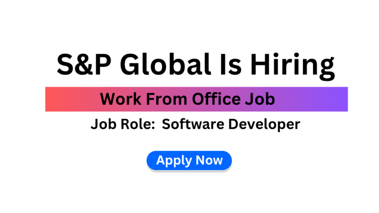 S&P Global Is Hiring