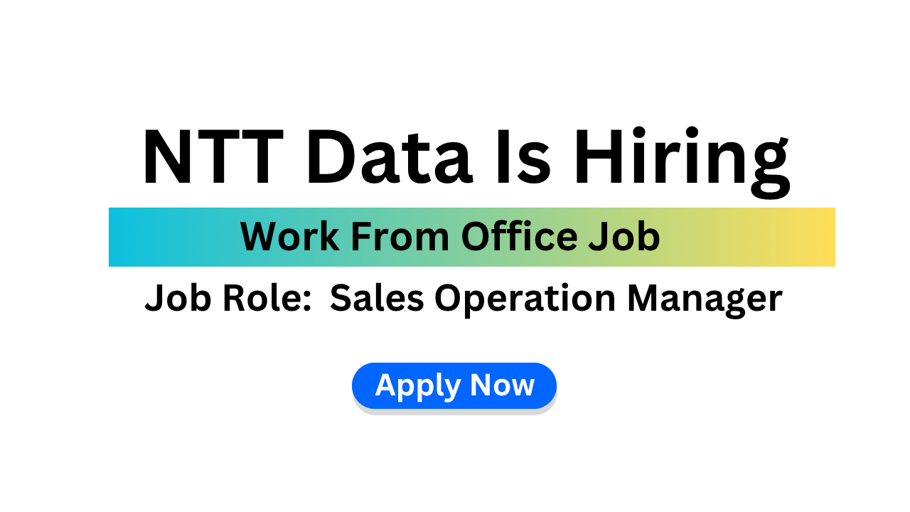 NTT Data Is Hiring