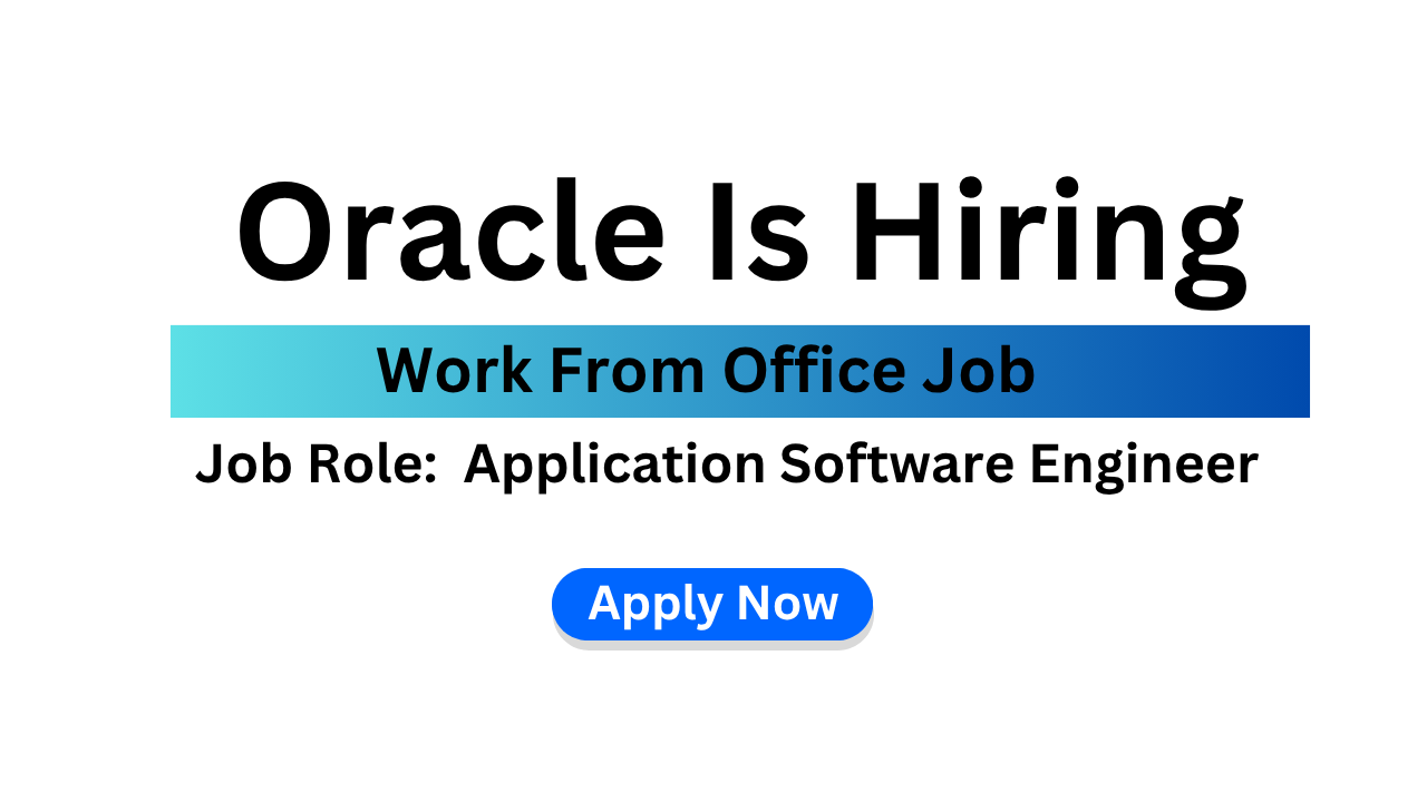 Oracle Is Hiring