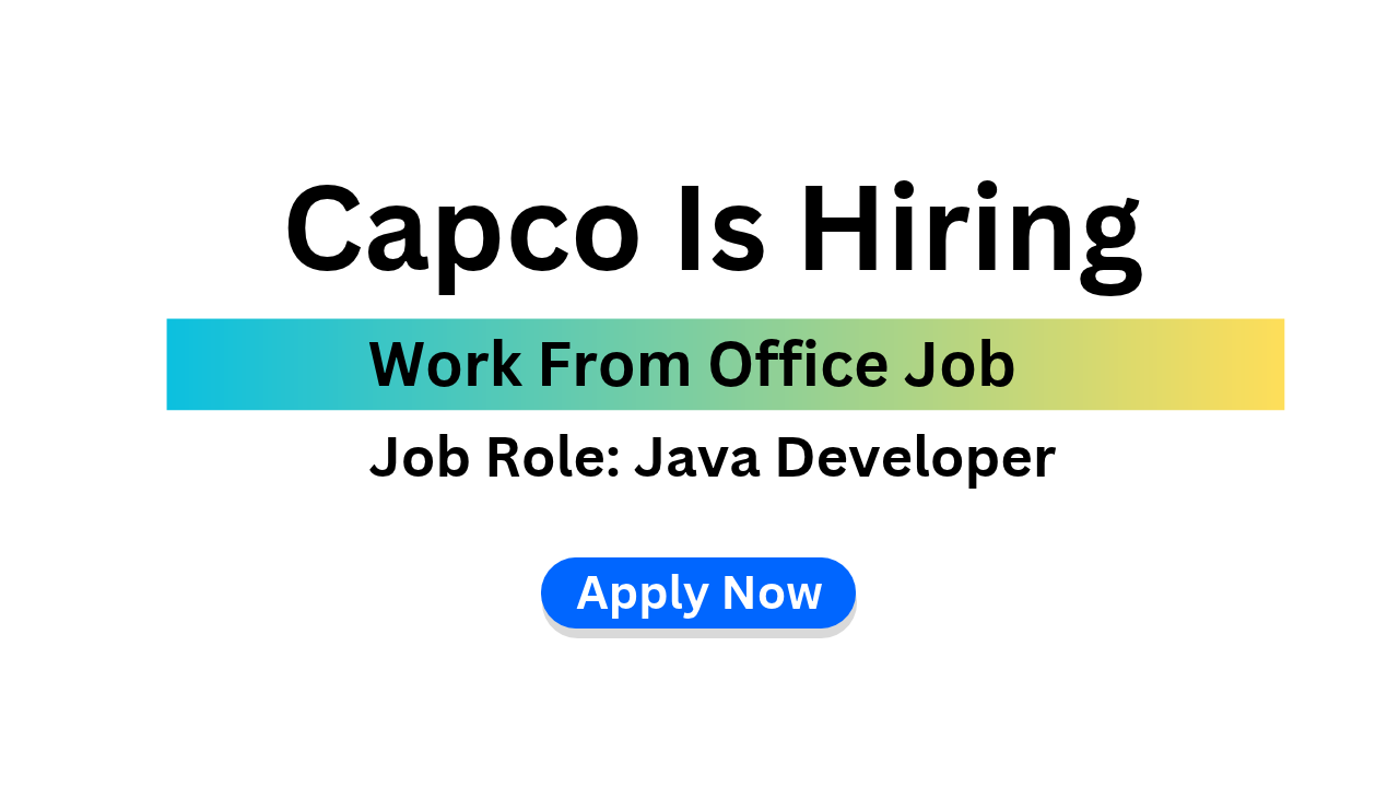 Capco Is Hiring