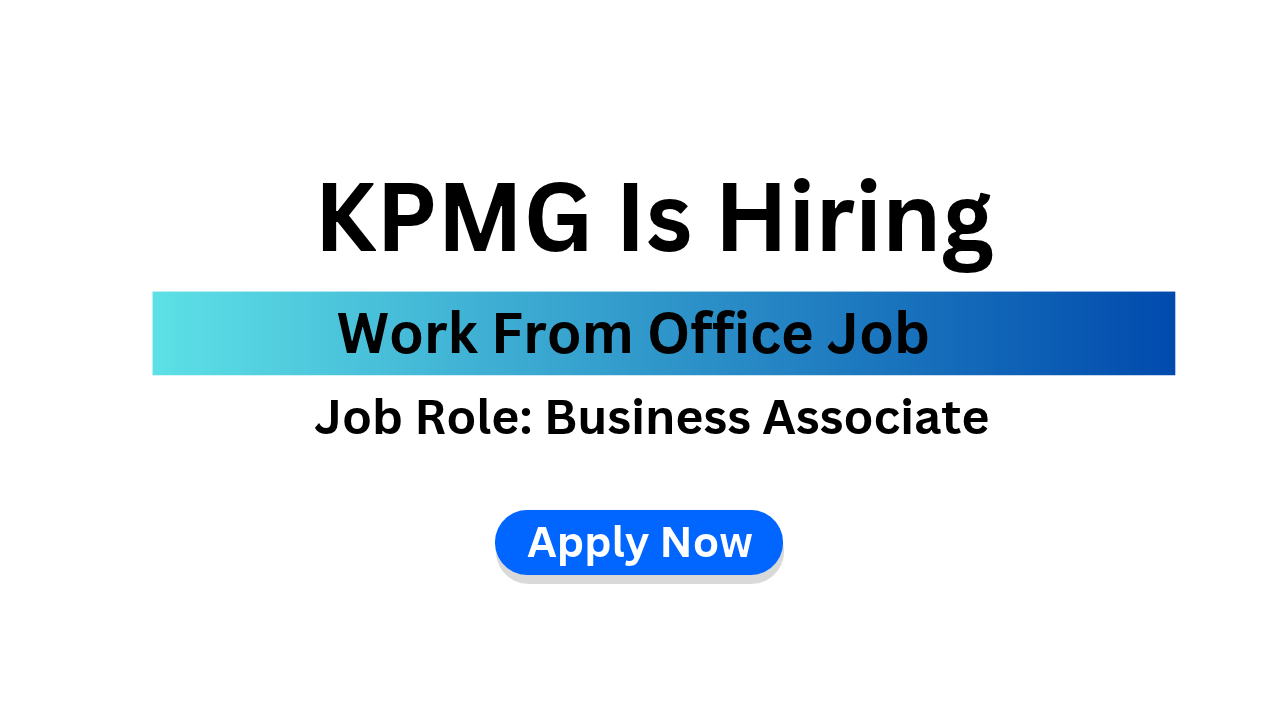 KPMG Is Hiring